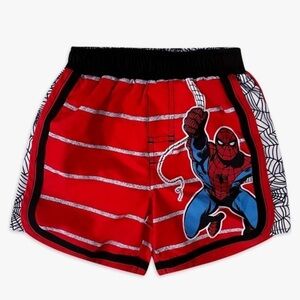 Spider-Man Red Swim Short Trunks - 12 Months